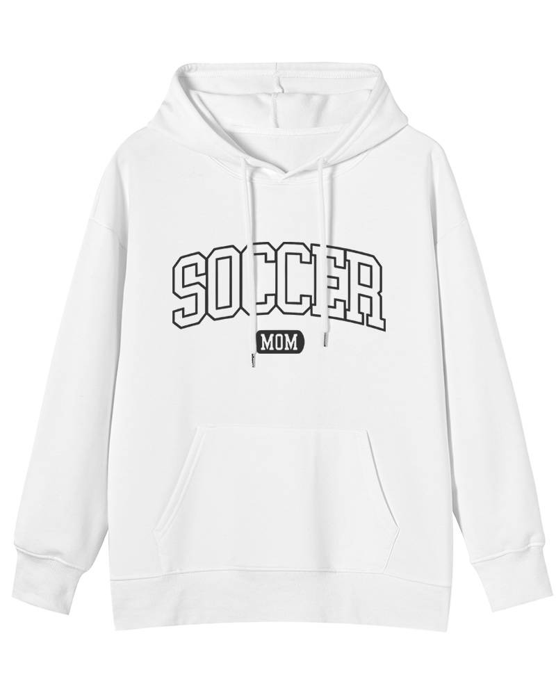 Custom Soccer Mom Cotton Hoodie image 2