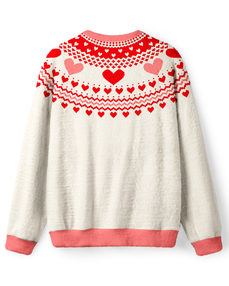 Vintage 1960s Sweetheart Yoke Sweater image 2