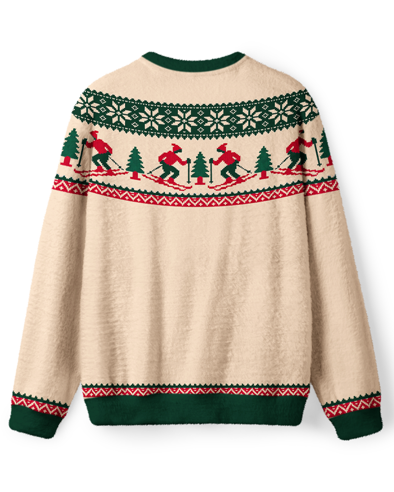 Vintage 1960s Nordic Ski Christmas Sweater image 2