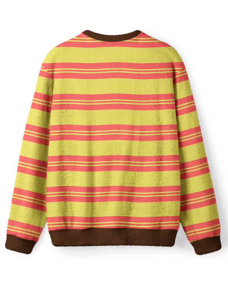 Vintage 1970s Golden Meadow Stripe Sweater image 2
