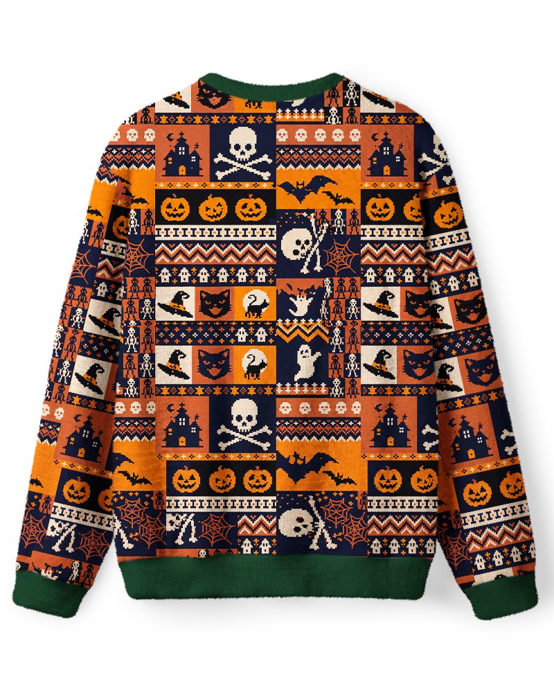 Halloween Quilt Sweater image 2