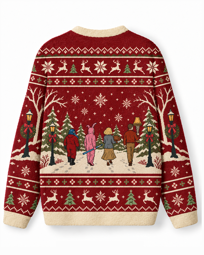Vintage Holiday Crosswalk Sweater image 2