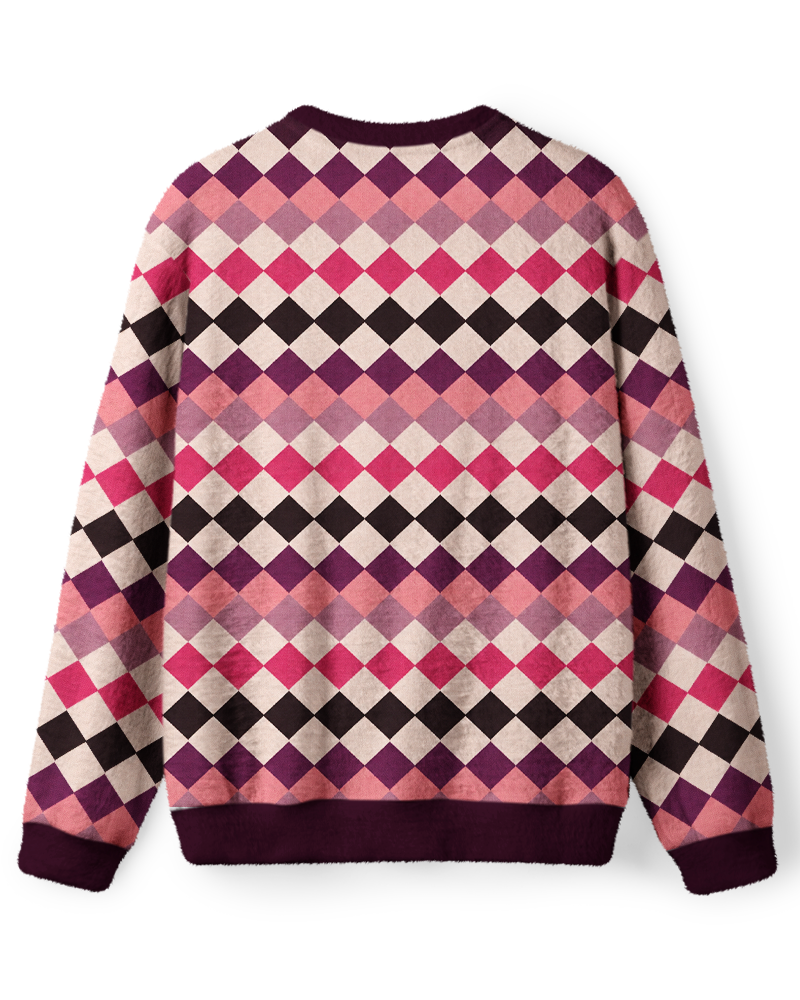 Vintage 2000s Argyle Diamond Sweater image 2