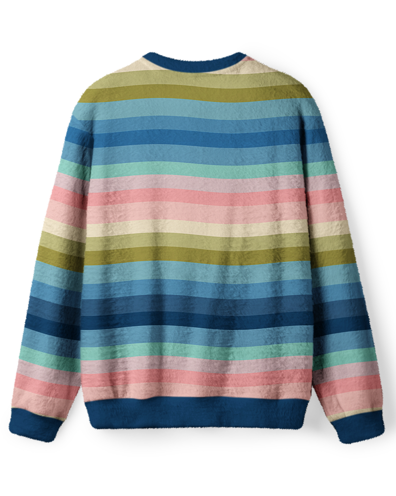 Vintage 2000s Color Stripe Sweater image 2