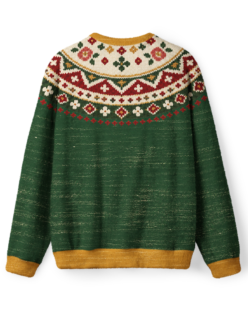 Vintage Tudor Floral Sweater image 2