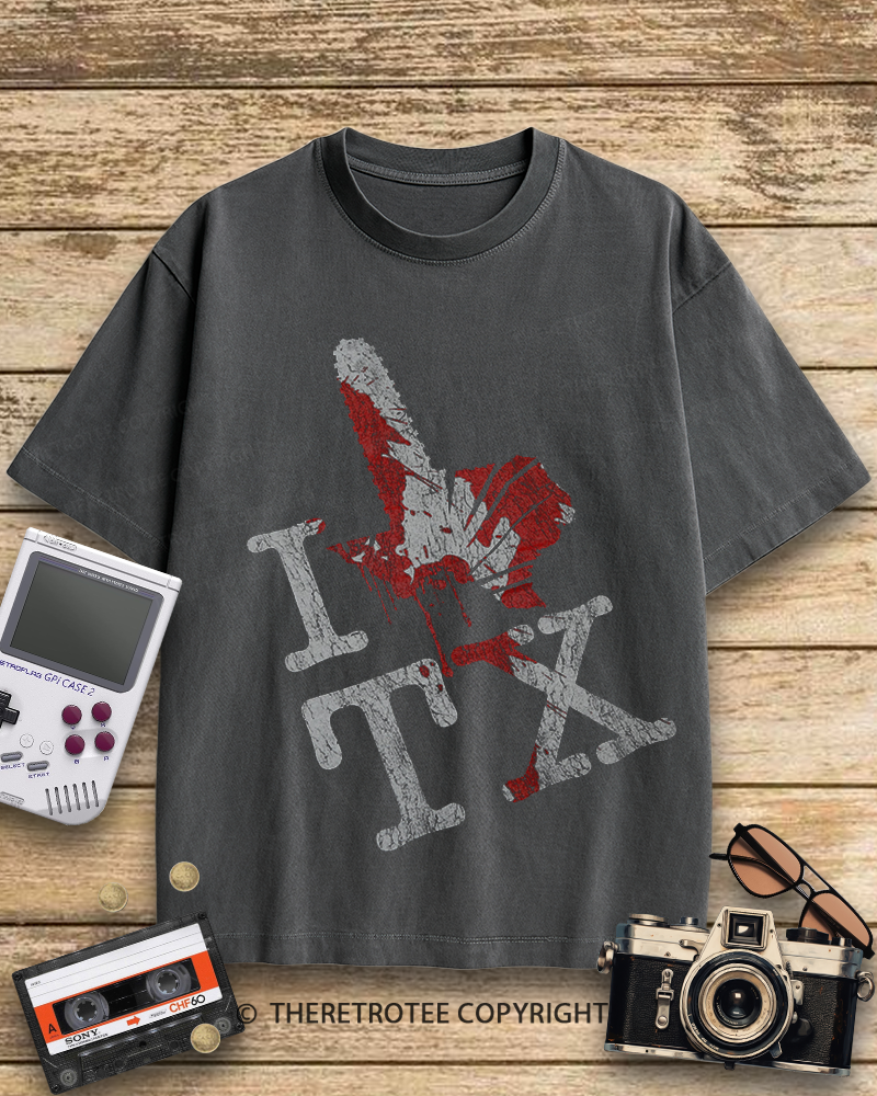I Love Texas 2000s Cotton T-Shirt image 2