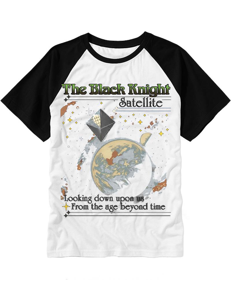 The Black Knight Satellite 2000s Raglan Baseball T-Shirt image 2