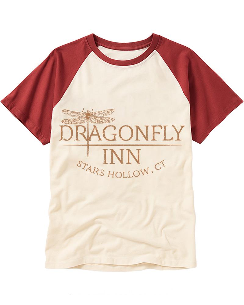 Dragonfly 2000s Raglan Baseball T-Shirt image 2