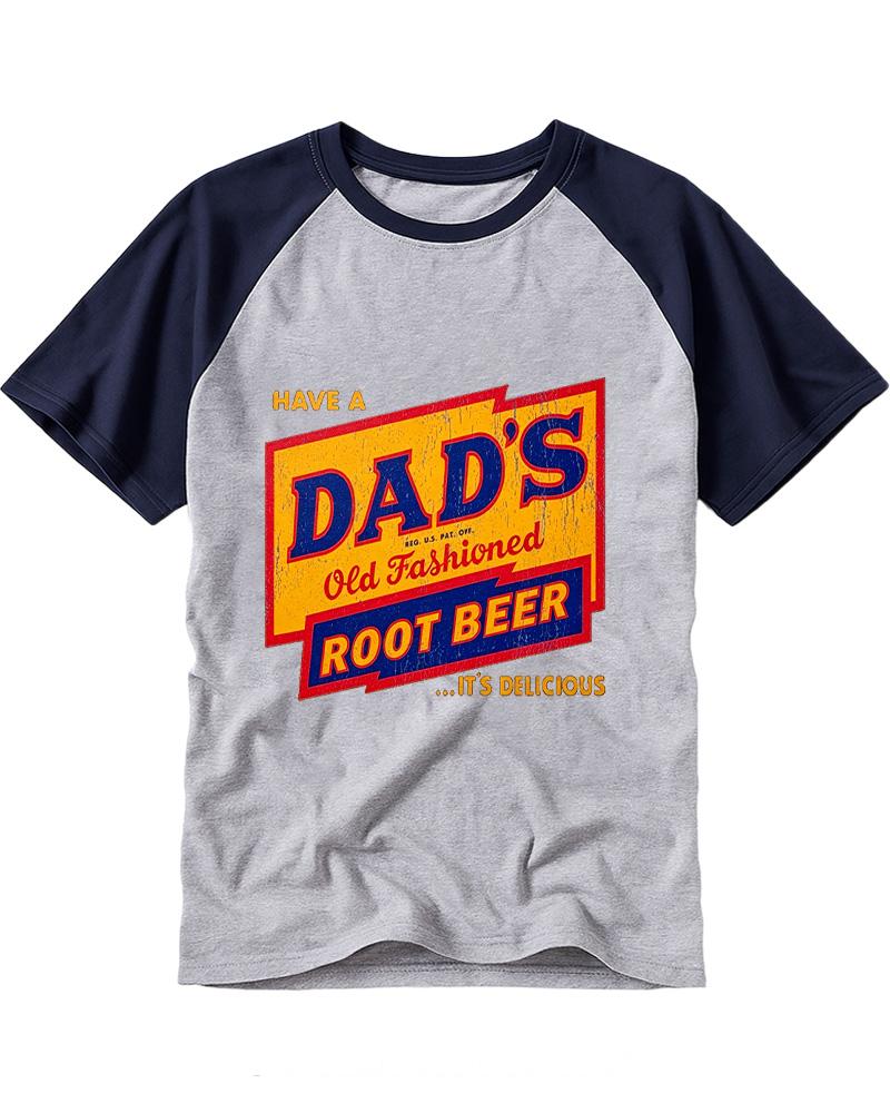 Dad's Root Beer 1960s Raglan Baseball T-Shirt image 3