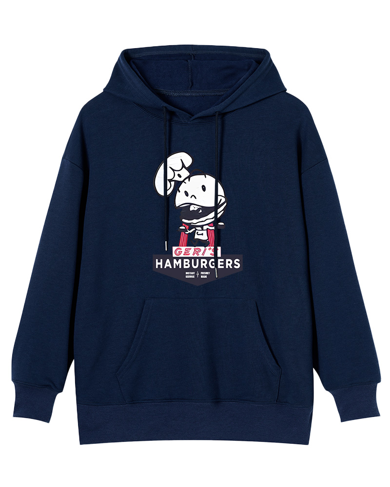 Geri's Hamburgers Rockford 1970s Cotton Hoodie image 3