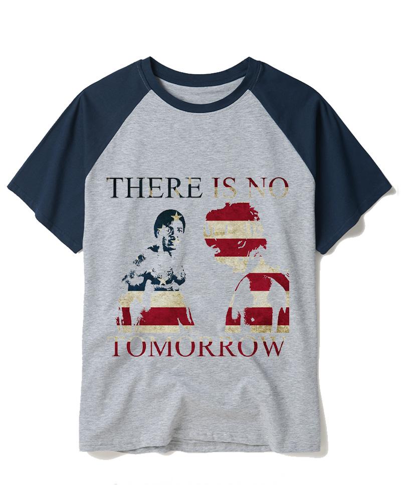 There Is No Tomorrow 1980s Raglan Baseball T-Shirt image 3