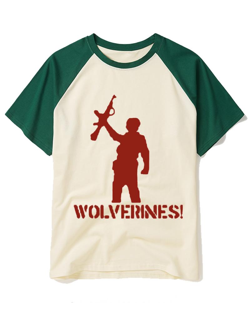 Wolverines! 1980s Raglan Baseball T-Shirt image 3