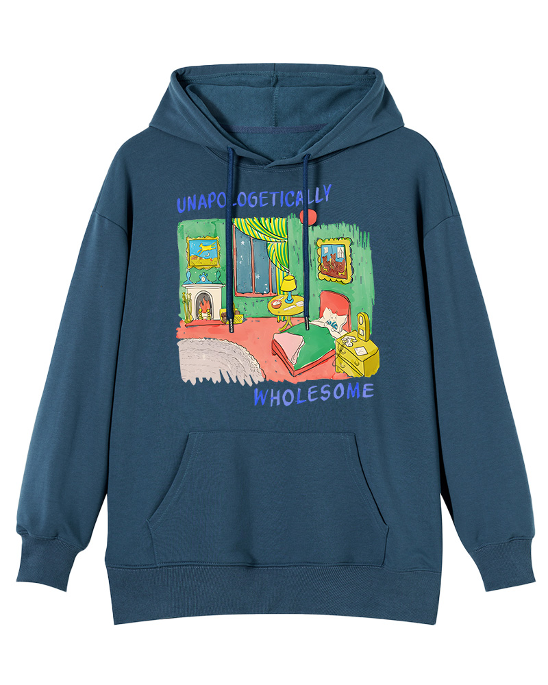 Wholesome Meme Cotton Hoodie image 3