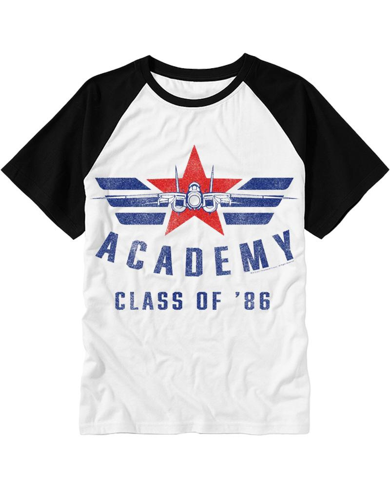 Academy '86 1980s Raglan Baseball T-Shirt image 3