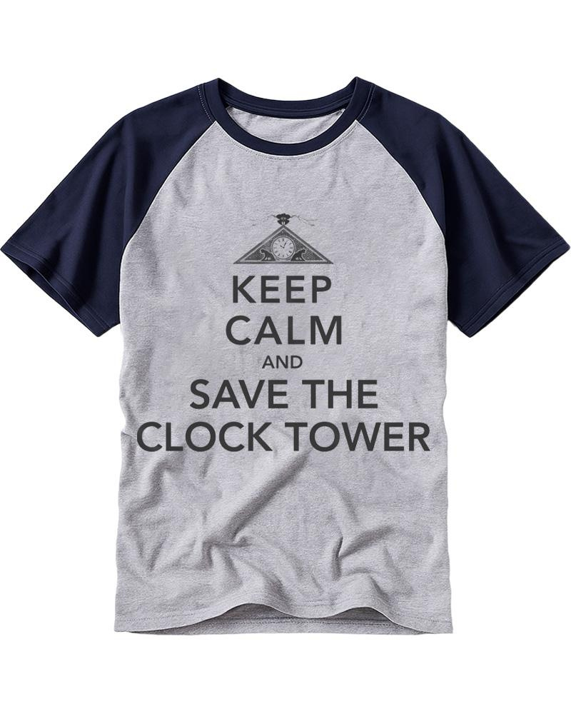 Keep Calm 1980s Raglan Baseball T-Shirt image 3