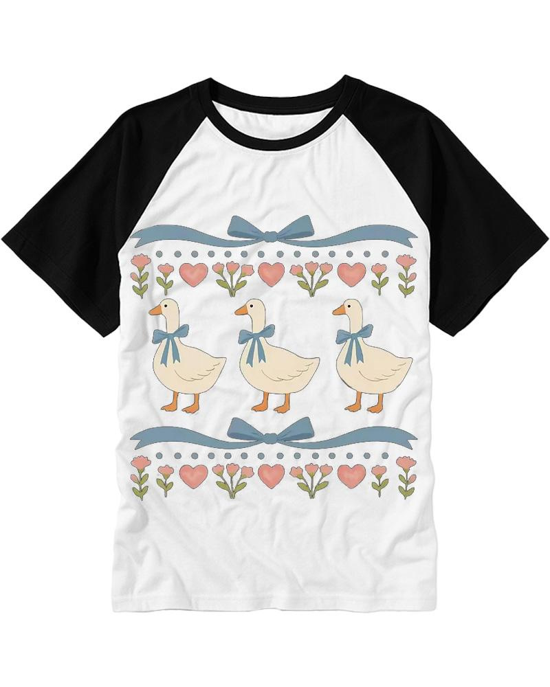 1980s Goose Raglan Baseball T-Shirt image 3
