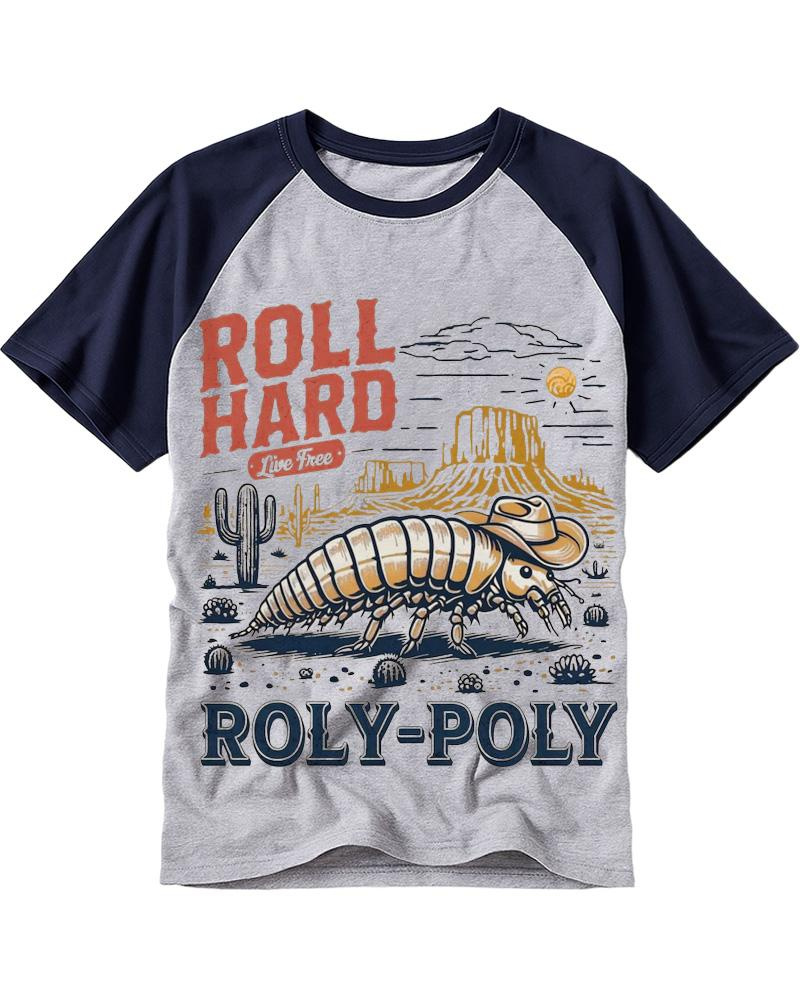 Roly Poly 1980s Raglan Baseball T-Shirt image 3