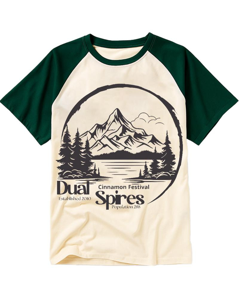 Cinnamon Festival 1990s Raglan Baseball T-Shirt image 3