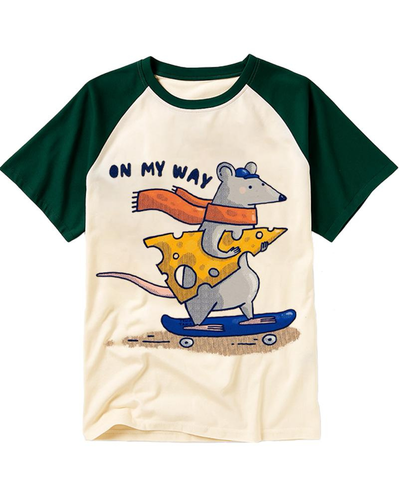 On My Way 1970s Raglan Baseball T-Shirt image 3