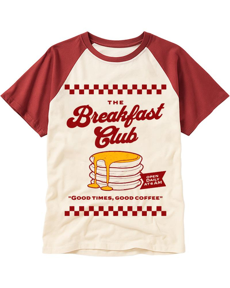Pancake Diner 1980s Raglan Baseball T-Shirt image 3