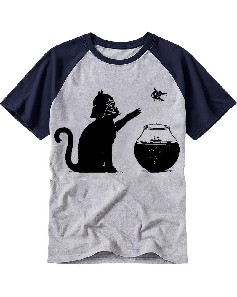 All Too Easy Vintage Cat 1980s Raglan Baseball T-Shirt image 3