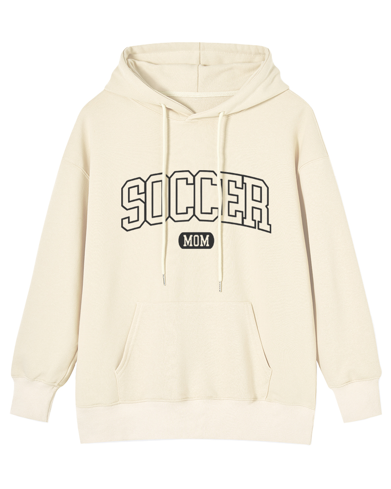 Custom Soccer Mom Cotton Hoodie image 3