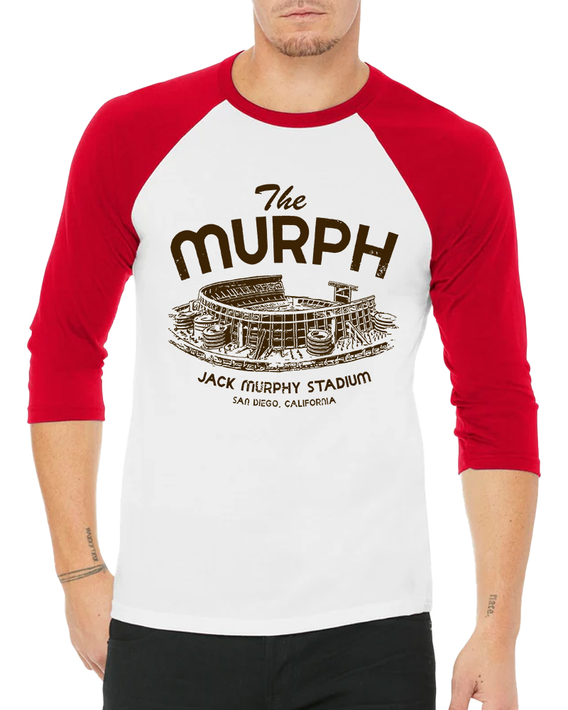 Jack Murphy Stadium Long Sleeve Raglan T-Shirt image 3