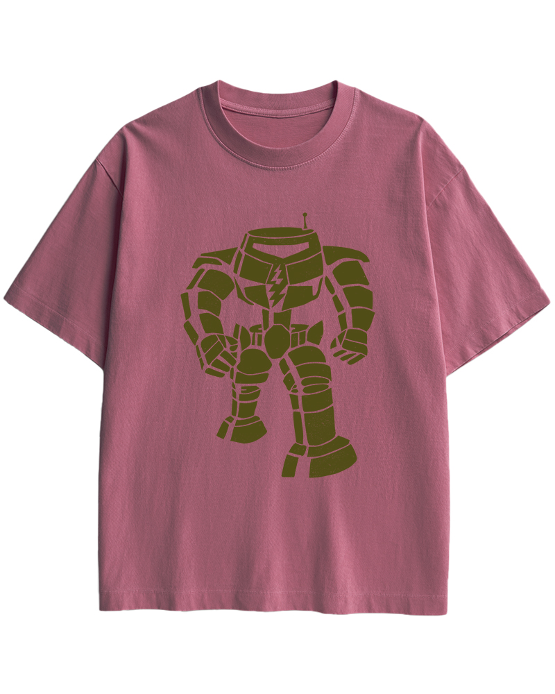 2000s Sci-Fi Robot Cotton T-Shirt image 3