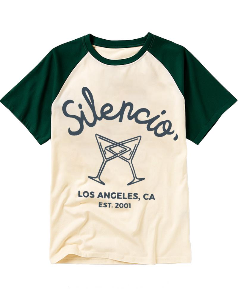 Los Angeles 2000s Raglan Baseball T-Shirt image 3