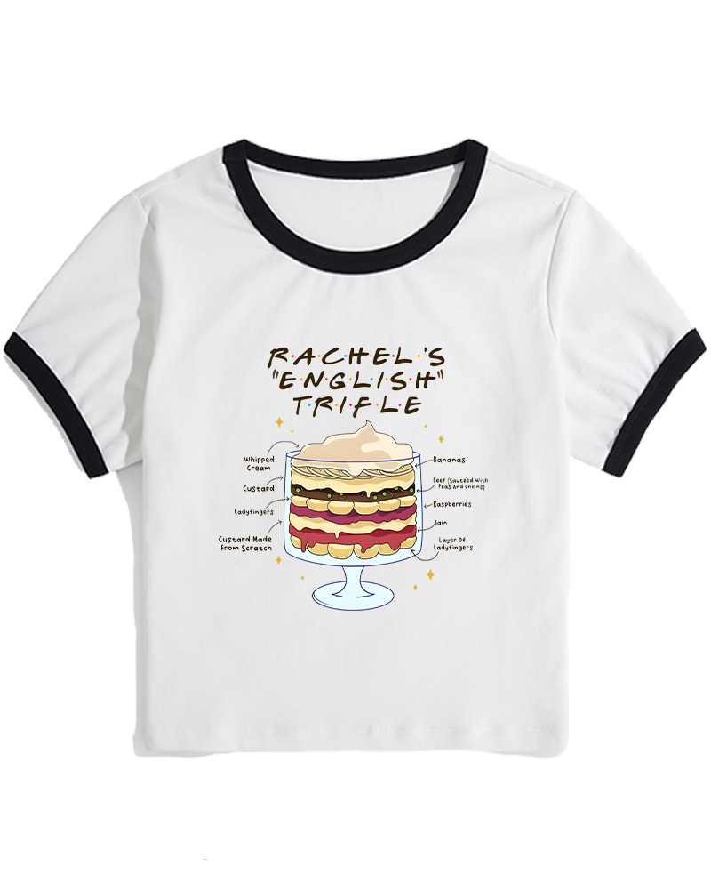 Trifle 2000s Women's Ringer T-shirt image 3