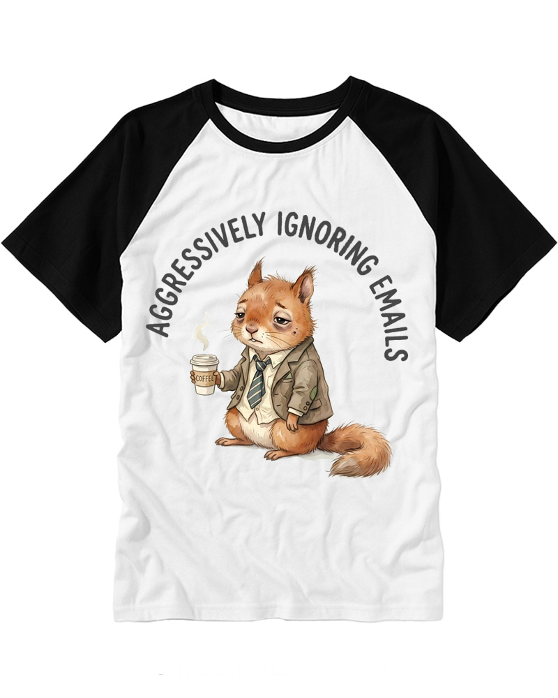 Coworker Gift 2000s Raglan Baseball T-Shirt image 4