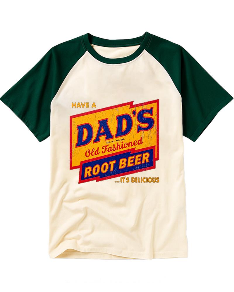 Dad's Root Beer 1960s Raglan Baseball T-Shirt image 4