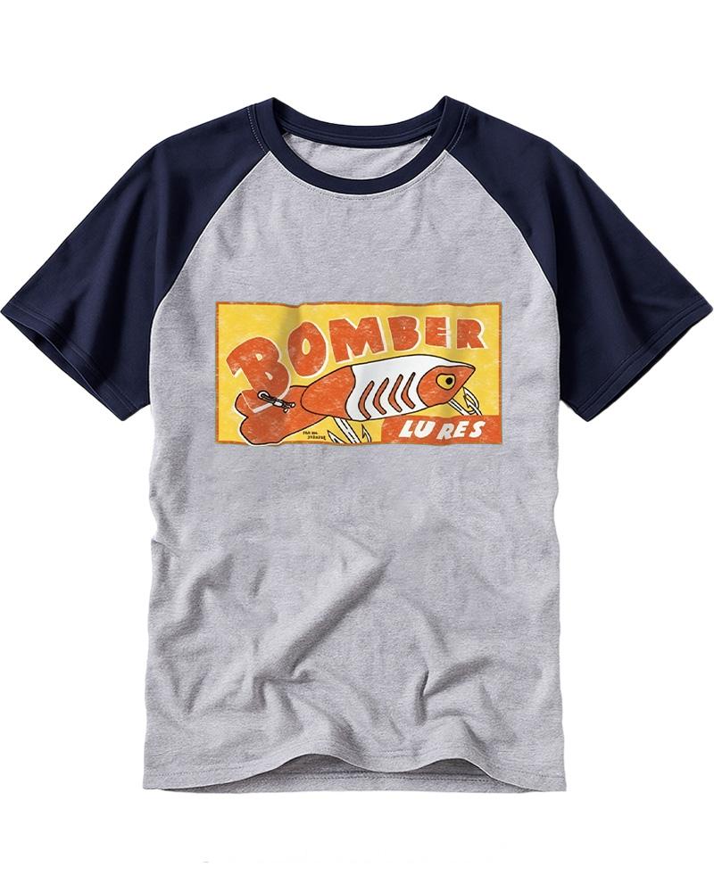 Fishing Lure 1970s Raglan Baseball T-Shirt image 4