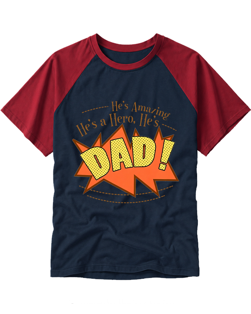 He’s Amazing 1960s Raglan Baseball T-Shirt image 4