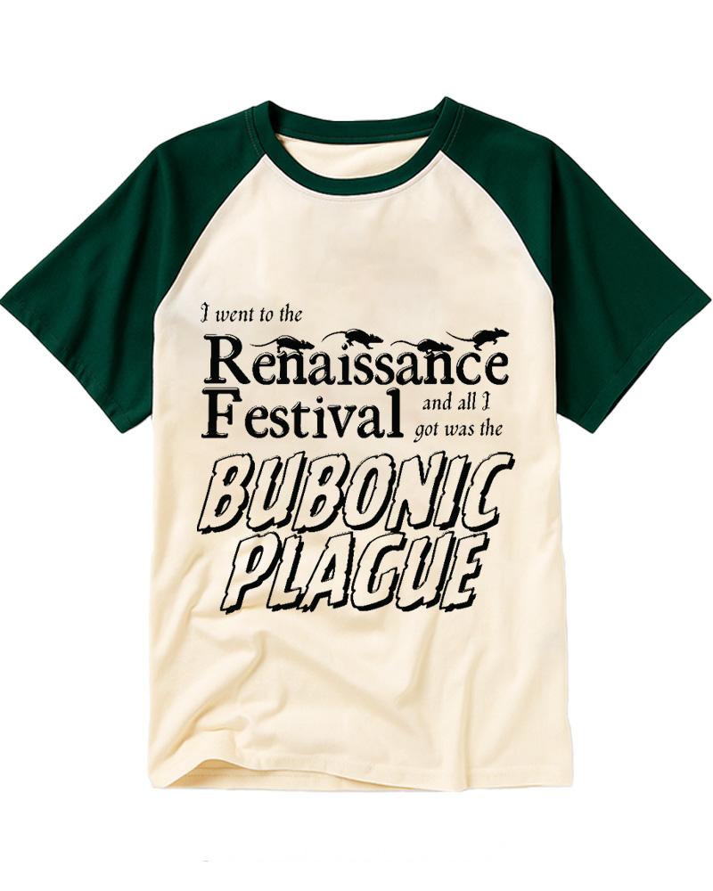 I Went To The Renaissance Festival 1960s Raglan Baseball T-Shirt image 4