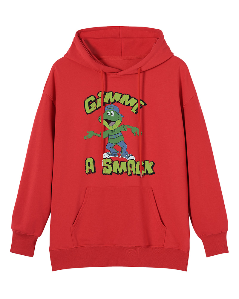 Gimme A Smack 1970s Cotton Hoodie image 4