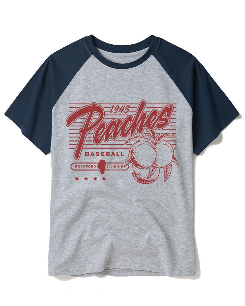 Women's Sports History 1990s Raglan Baseball T-Shirt image 4