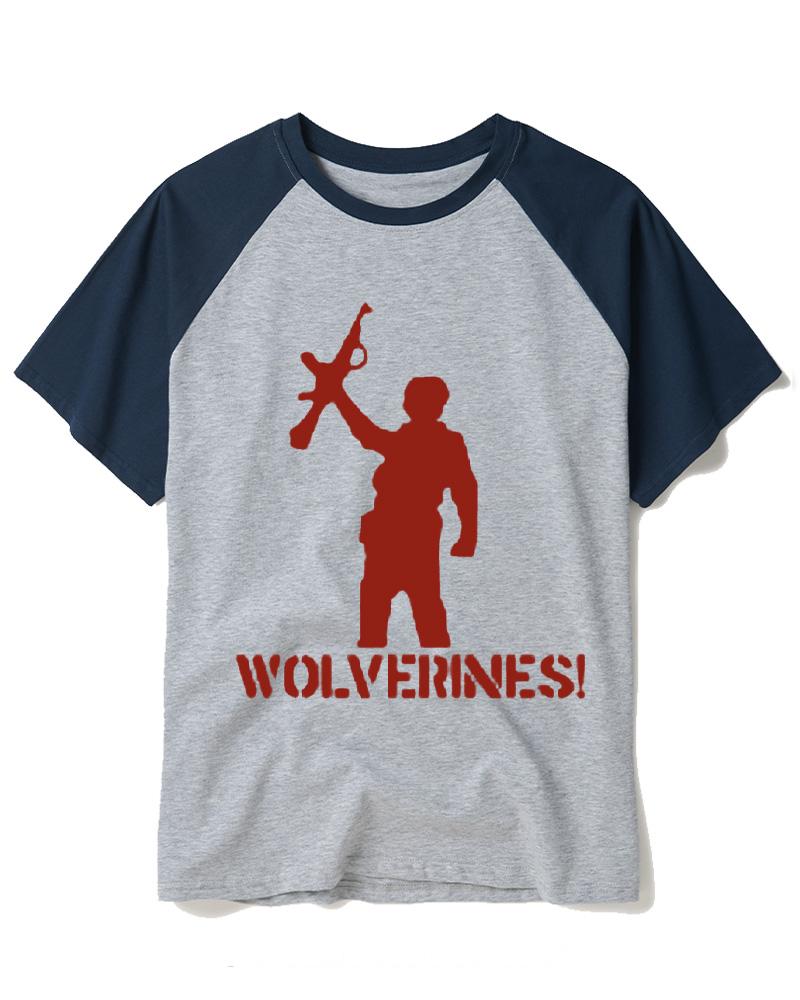 Wolverines! 1980s Raglan Baseball T-Shirt image 4