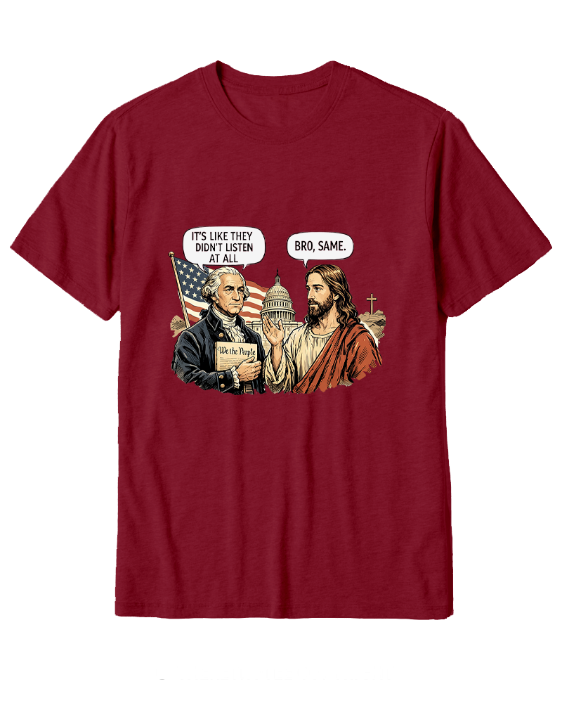 TheRetroTeeIt’s Like They Didn’T Listen At All Cotton T-Shirt image 4