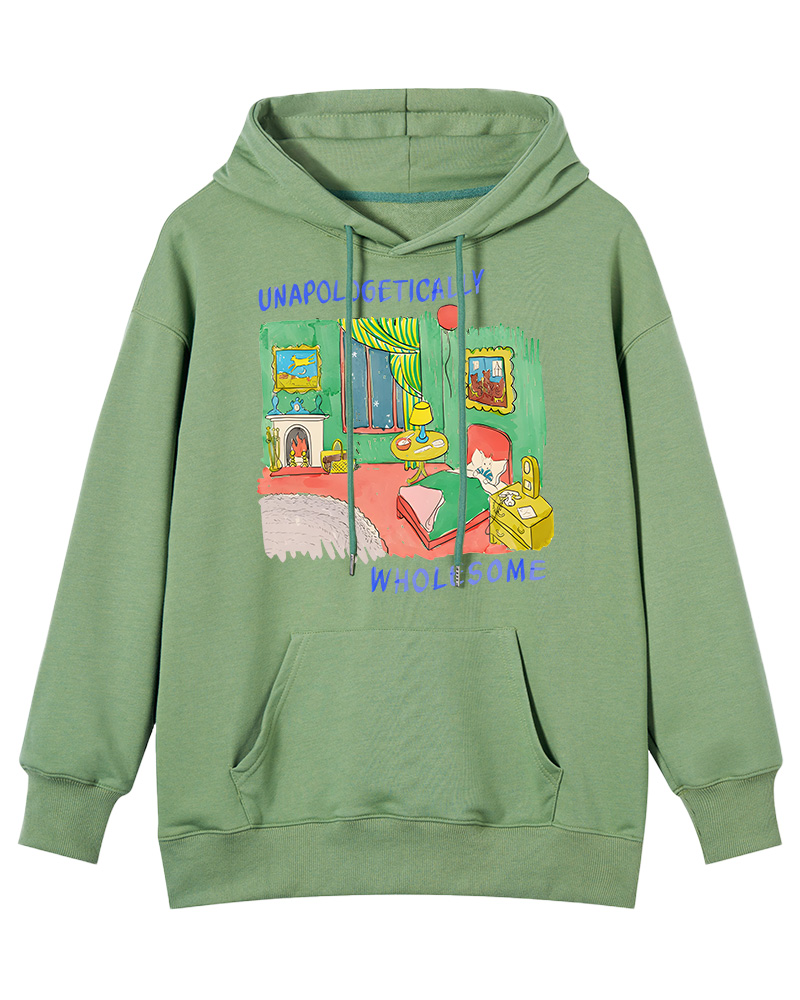 Wholesome Meme Cotton Hoodie image 4