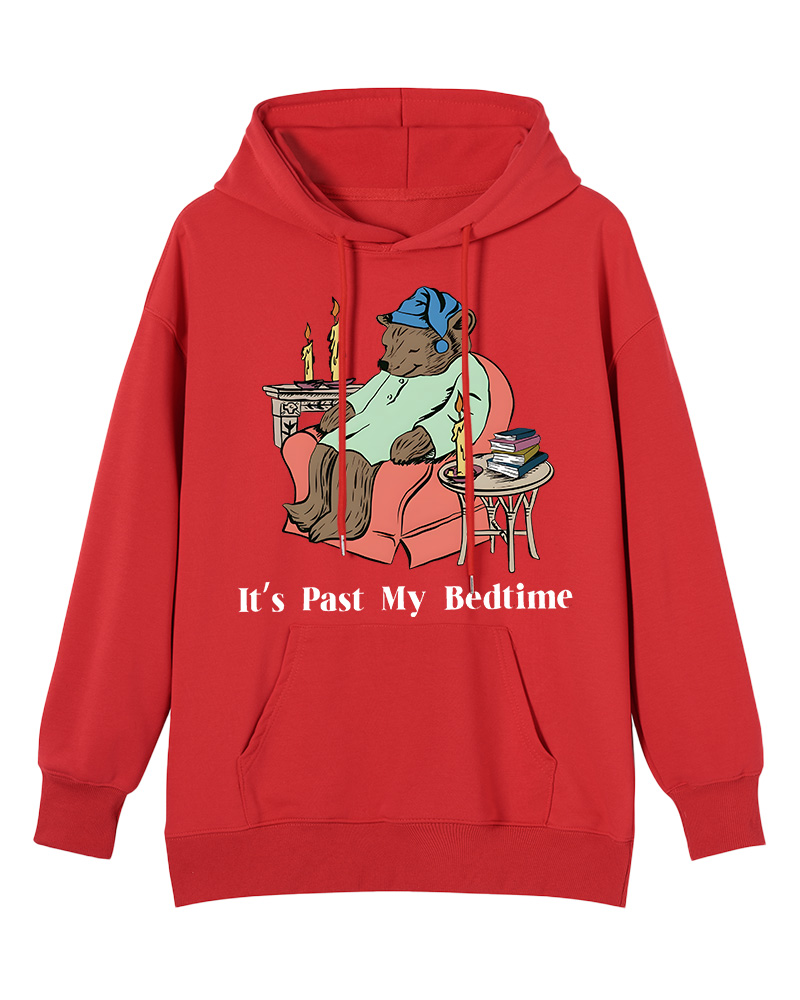 It's Past My Bedtime Cotton Hoodie image 4