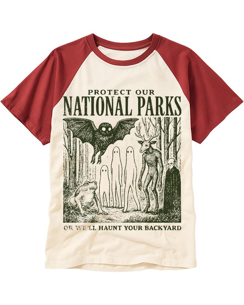 Mothman 1970s Raglan Baseball T-Shirt image 4