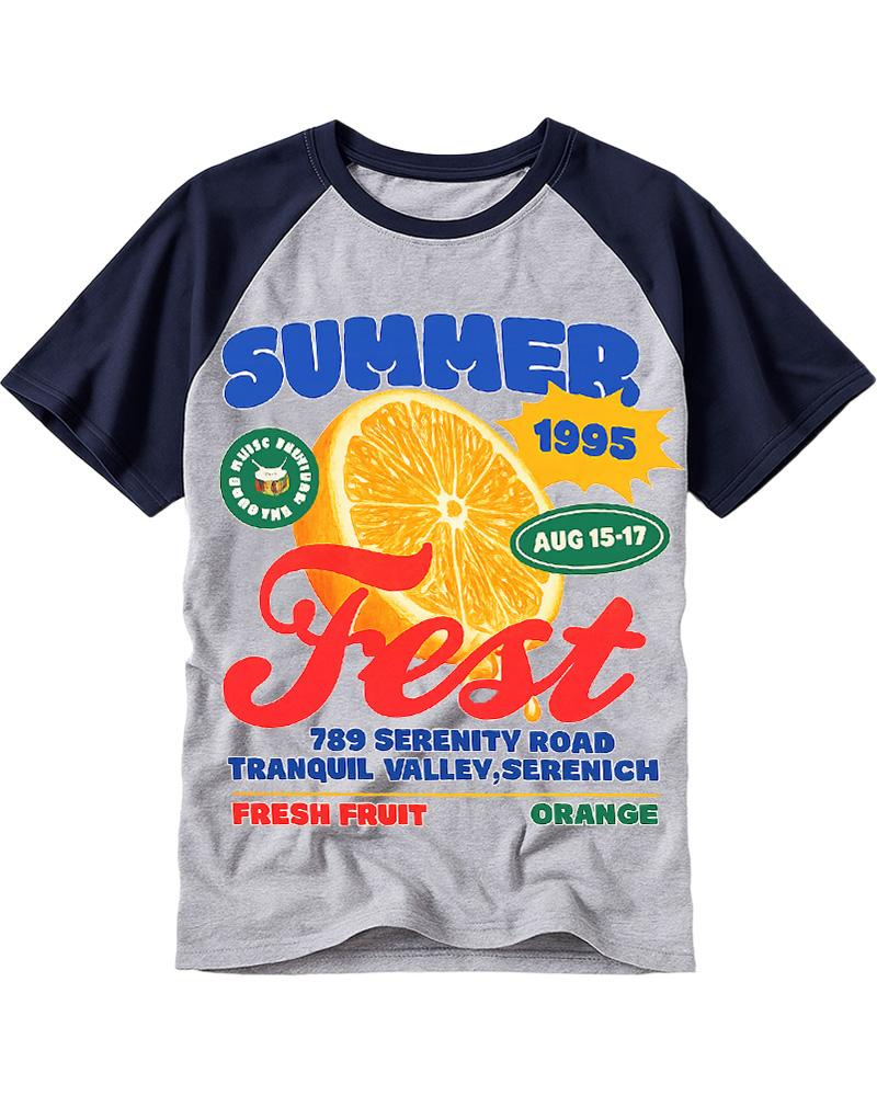 Summer Fest 1990s Raglan Baseball T-Shirt image 4