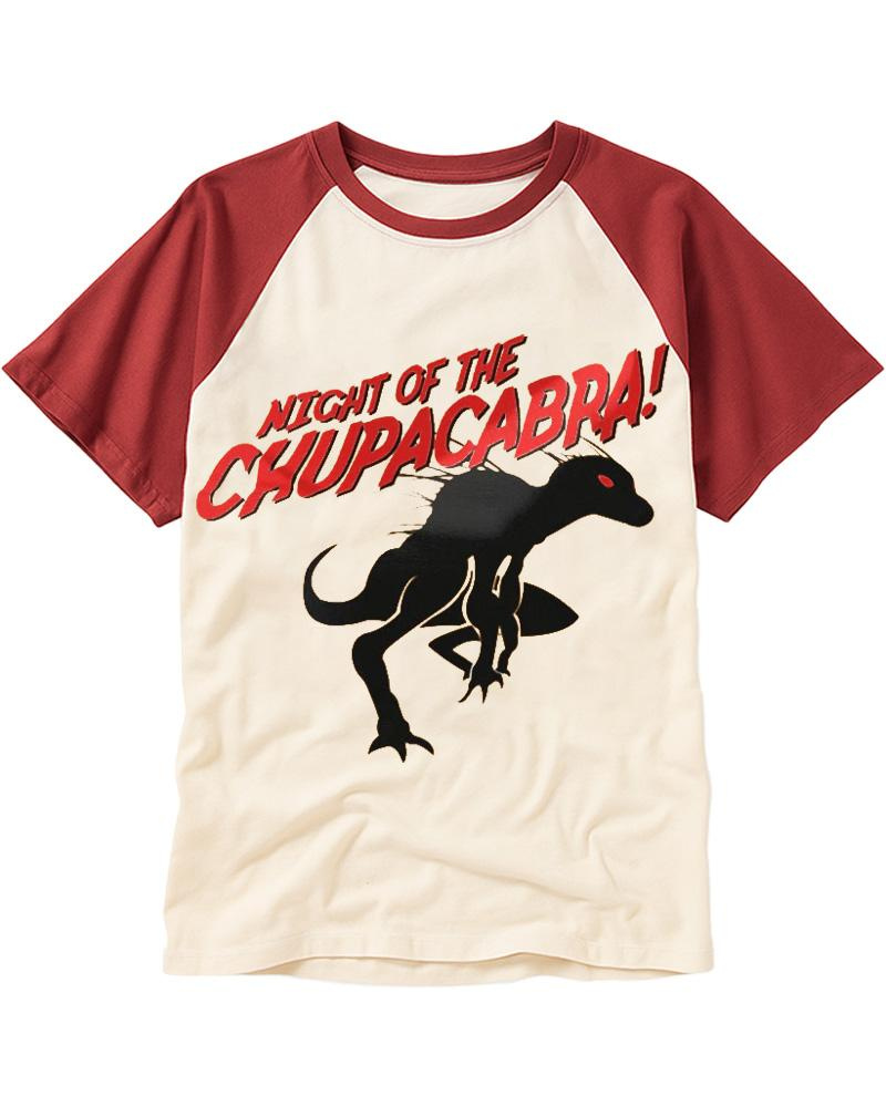 El Chupacabra 1990s Raglan Baseball T-Shirt image 4