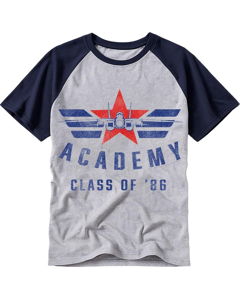 Academy '86 1980s Raglan Baseball T-Shirt image 4