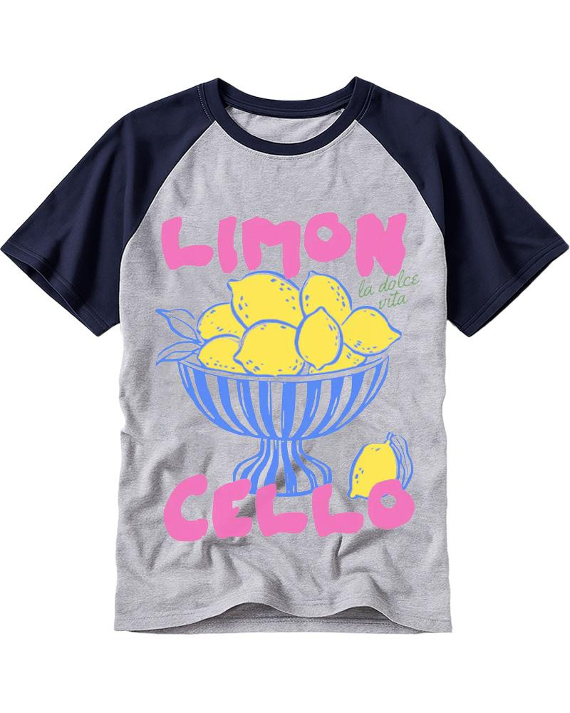 Limoncello 1970s Raglan Baseball T-Shirt image 4