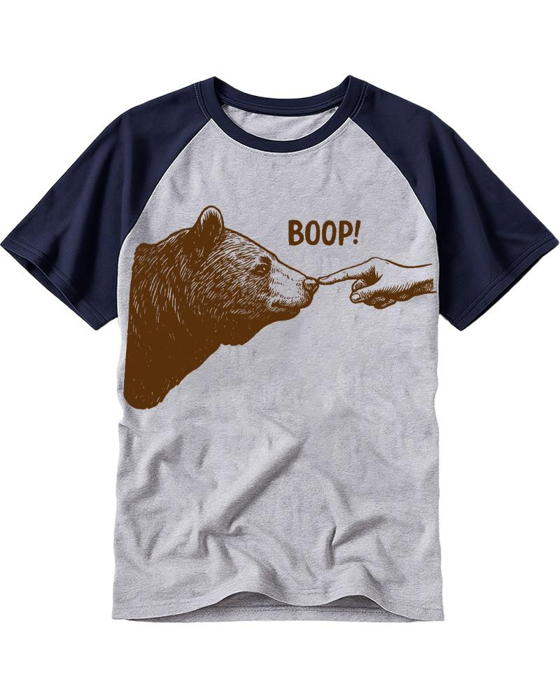 Boop 1990s Raglan Baseball T-Shirt image 4