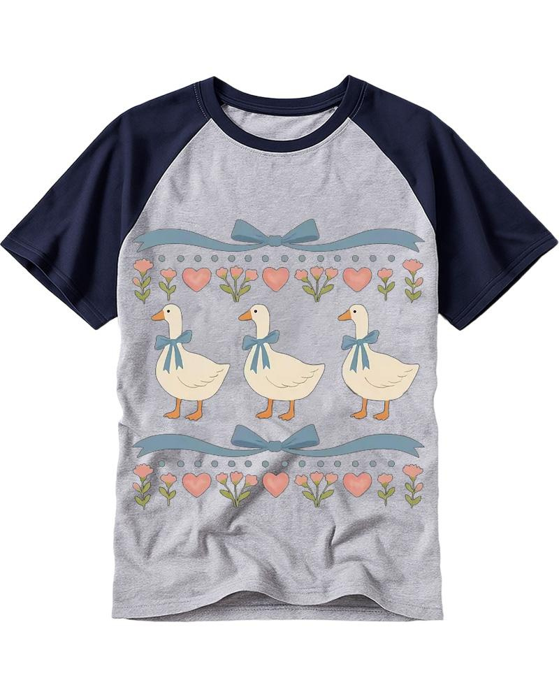 1980s Goose Raglan Baseball T-Shirt image 4