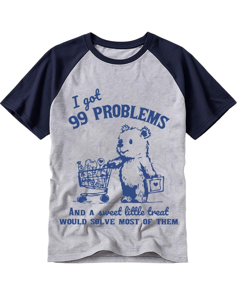 99 Poblems 2000s Raglan Baseball T-Shirt image 4