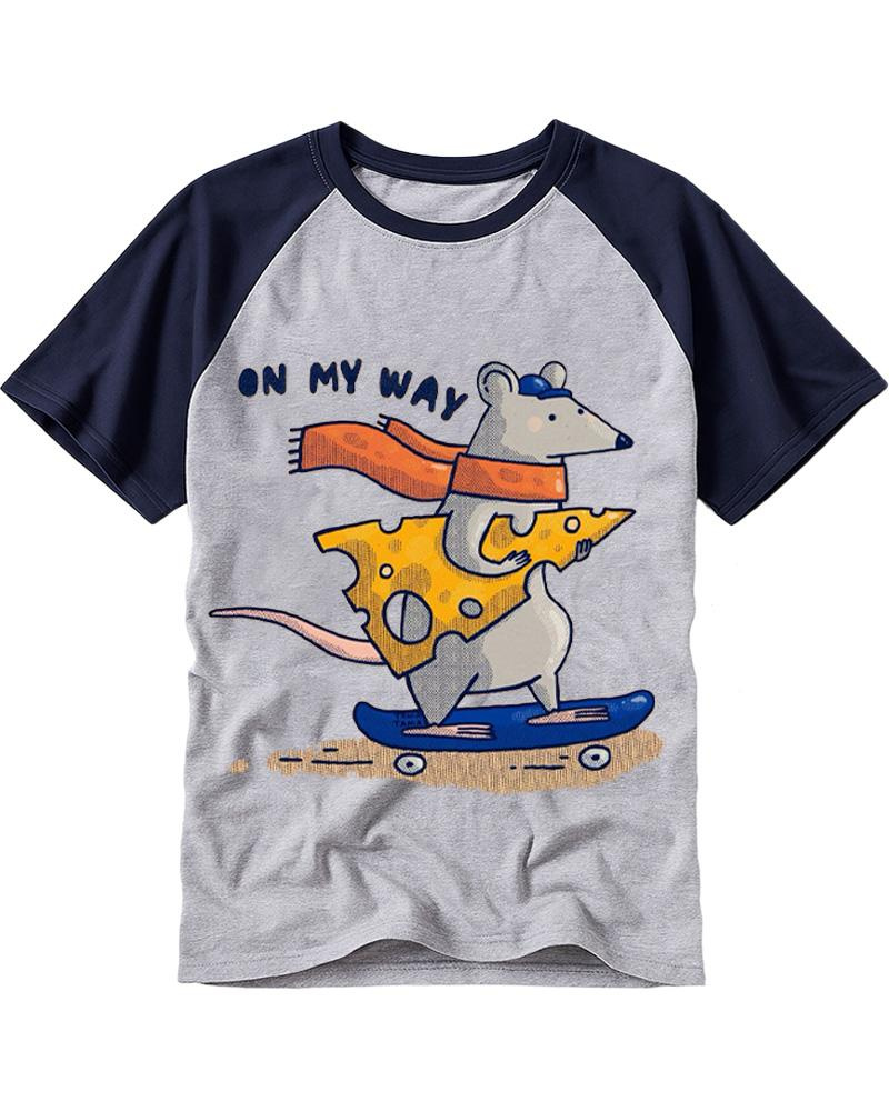 On My Way 1970s Raglan Baseball T-Shirt image 4